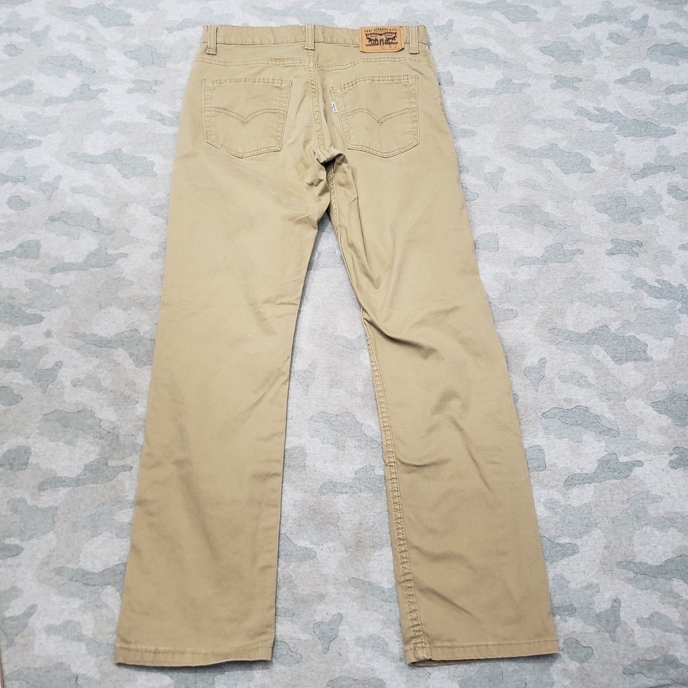 Levi's 511 Pants Youth 28x38 Tan Slim Fit Pockets - Picture 7 of 11